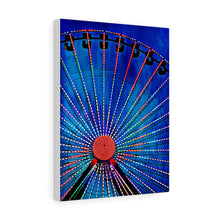 Load image into Gallery viewer, Oil Painting Wall Art Print Amusement Park Wildwood Ferris Wheel