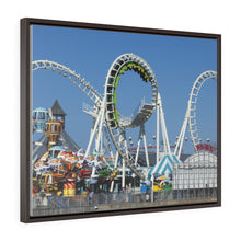 Load image into Gallery viewer, Canvas Print Wildwood Jersey Shore Morey's Piers Amusement Park View