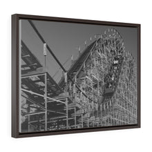 Load image into Gallery viewer, Wildwood Jersey Roller Coaster Black and White Photography Wall Art Print