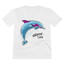 Load image into Gallery viewer, Vintage retro old school Style Wildwood New Jersey Dalton Men's Lightweight V-Neck Tee