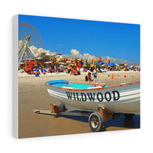 Load image into Gallery viewer, Watercolor Painting Wall Art Print Wildwood Jersey Shore Ocean View