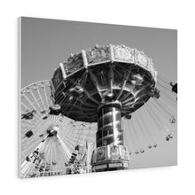 Load image into Gallery viewer, Wildwood Jersey shore Swings Black and White Photography Wall Art Print