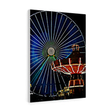 Load image into Gallery viewer, Oil Painting Wall Art Print WIldwood NJ Ferris wheel