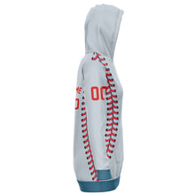 Load image into Gallery viewer, Chicago Personalized Long Hoodie Silver