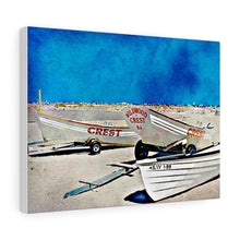 Load image into Gallery viewer, Wildwood Crest Lifeguard Boat Oil Painting Wall Art Print