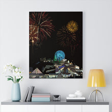 Load image into Gallery viewer, Cartoon Art Wall Decor Art Paint Beach Painting Wildwood New Jersey fireworks