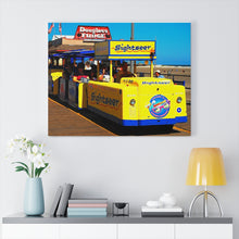 Load image into Gallery viewer, Watercolor Painting Wall Art Print Wildwood NJ Tramcar Douglas