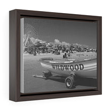 Load image into Gallery viewer, Black and White Photography Wall Art Print Wildwood New Jersey shore beach