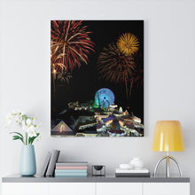 Load image into Gallery viewer, Canvas Print Wildwood Boardwalk New Jersey Fireworks