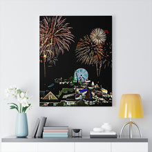 Load image into Gallery viewer, Wildwood New Jersey fireworks Oil Painting Wall Art Print