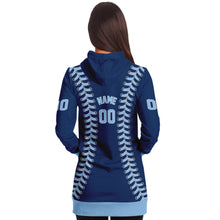 Load image into Gallery viewer, Tampa Bay Personalized Long Hoodie Navy