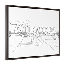 Load image into Gallery viewer, Art Sketch Wall Art Print Sunset Wildwood Crest New Jersey Sign