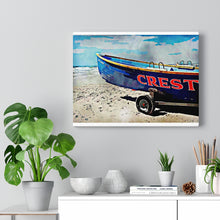 Load image into Gallery viewer, Oil Painting Wall Art Print Wildwood Crest Life Guard boats New Jersey Beach