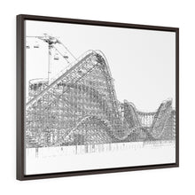 Load image into Gallery viewer, Art Sketch Wall Art Print Wildwood NJ Beach Wooden Boardwak Roller Coaster