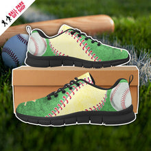 Load image into Gallery viewer, Baseball Sneakers Green and Yellow