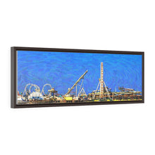 Load image into Gallery viewer, Gouache Digital Art painting Wall Art Print Panoramic Wildwood New Jersey boardwalk
