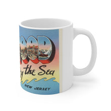 Load image into Gallery viewer, Vintage Wildwood by the Sea Postcard coffee or tea Mug
