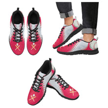 Load image into Gallery viewer, Seattle Sneakers Red &amp; Silver
