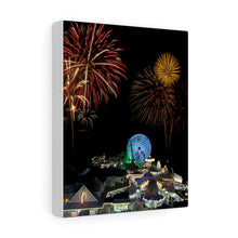 Load image into Gallery viewer, Canvas Print Wildwood Boardwalk New Jersey Fireworks
