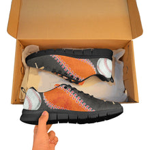 Load image into Gallery viewer, New York Sneakers Orange &amp; Black
