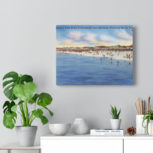 Load image into Gallery viewer, Wildwood By The Sea Wildwood Crest Beach Home Decor Wall Art Print Canvas
