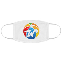 Load image into Gallery viewer, Big Wildwood W inside a beach ball  Fabric Face Mask
