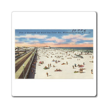 Load image into Gallery viewer, Vintage Wildwood by the sea Crest Post Card Refrigerator Magnet Keepsake
