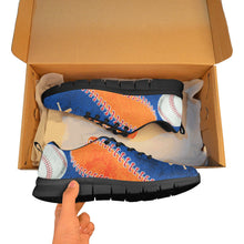 Load image into Gallery viewer, New York Sneakers Blue &amp; Orange
