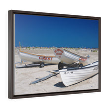 Load image into Gallery viewer, Canvas Print Wildwood Crest New Jersey Shore Lifeguard Boats
