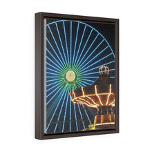 Load image into Gallery viewer, Canvas Print Wildwood Jersey Shore Morey&#39;s Piers Amusement Park Ferris Wheel Swings
