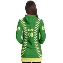 Load image into Gallery viewer, Personalized Long Hoodie Green &amp; Yellow
