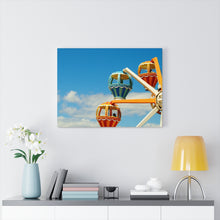 Load image into Gallery viewer, Canvas Print Wildwood Jersey shore Beach Hot Air Baloon
