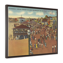 Load image into Gallery viewer, Vintage Wildwood Boardwalk Postcard Beach Home Decor Wall Art Print Canvas
