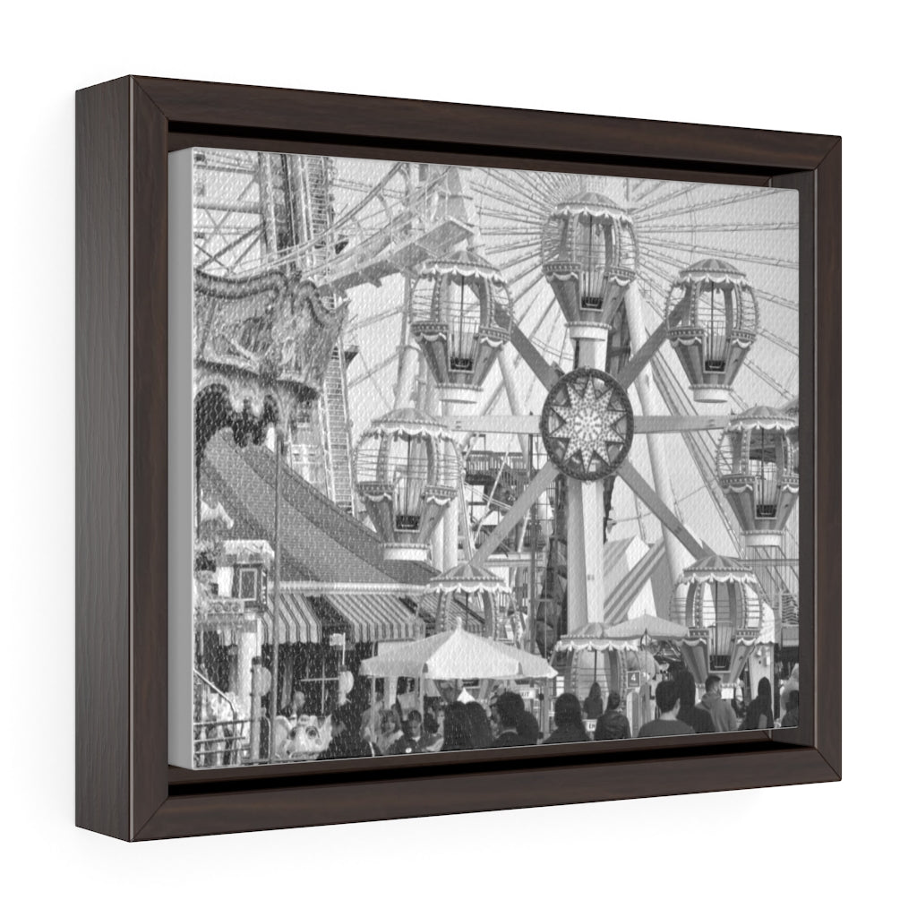Black and White Photography Wall Art Print Morey's Piers Wildwood New Jersey