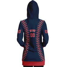 Load image into Gallery viewer, Boston Personalized Long Hoodie Navy Success

