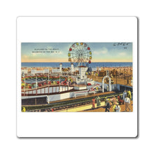 Load image into Gallery viewer, Vintage Wildwood by the sea Crest  Post Card Refrigerator Magnet Souvenir
