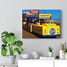 Load image into Gallery viewer, Canvas Print Wildwood New Jersey Shore Boardwalk Tramcar Douglas
