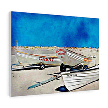 Load image into Gallery viewer, Wildwood Crest Lifeguard Boat Oil Painting Wall Art Print
