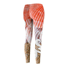 Load image into Gallery viewer, Seashell Wildwood Beach Women&#39;s Cut &amp; Sew Casual Leggings
