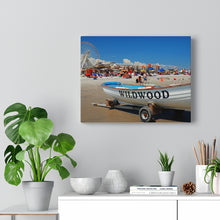 Load image into Gallery viewer, Canvas Print Wildwood New Jersey Shore Beach
