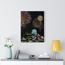 Load image into Gallery viewer, Wildwood New Jersey fireworks Oil Painting Wall Art Print
