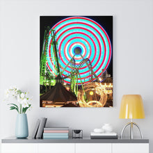 Load image into Gallery viewer, Watercolor Painting Wall Art Print WIldwood NJ Ferris wheel
