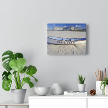 Load image into Gallery viewer, Gouache Digital Art painting Wall Art Print Lifeboat Beach Cape May NJ
