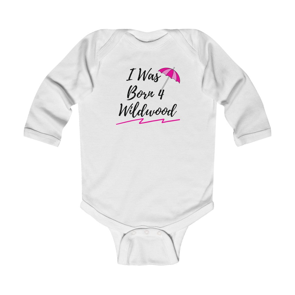 Born 4 Wildwood Baby Girl Infant Long Sleeve Bodysuit