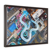 Load image into Gallery viewer, Canvas Print Water Park-Slides Aerial Wildwood
