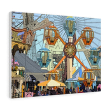 Load image into Gallery viewer, Cartoon Art Wall Decor Art Paint Beach Painting carnival decor
