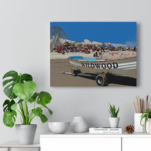 Load image into Gallery viewer, Cartoon Art Wall Decor Art Paint Beach Painting Carnival Decor Jersey shore
