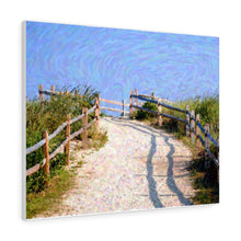 Load image into Gallery viewer, Gouache Digital Art painting Wall Art Print Beach Path Cape May
