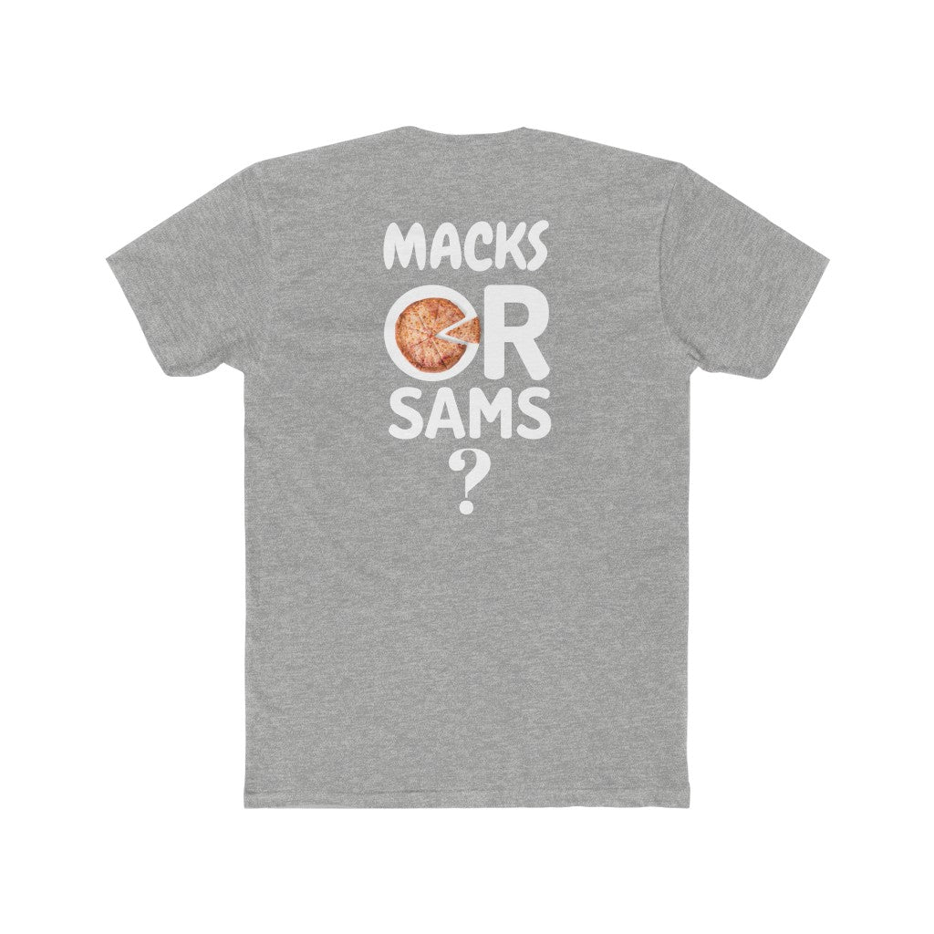Wildwood NJ Macks or Sams ? Shirt Men's Cotton Crew Tee