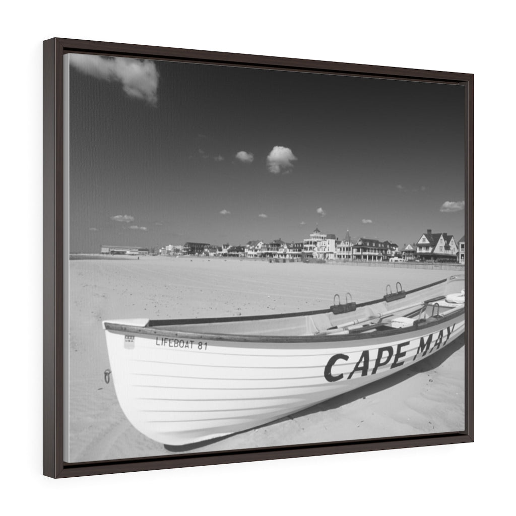 Cape May New Jersey Black and White Photography Wall Art Print